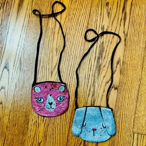 BlueZoo Sequin Cat & Dog Purses